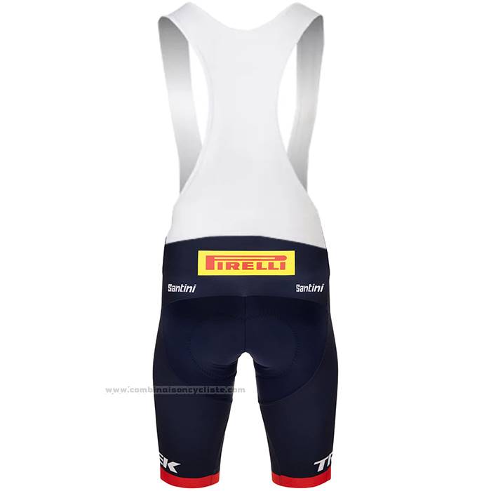 2023 Maillot Cyclisme Trek Segafredo Orange Blanc Manches Courtes et Cuissard